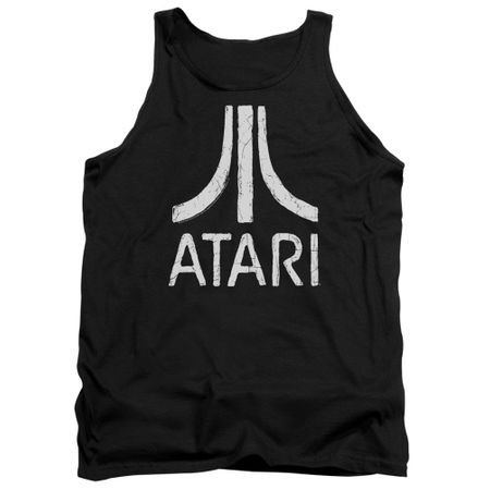 Atari Tank Top Rough Logo Black Tanktop