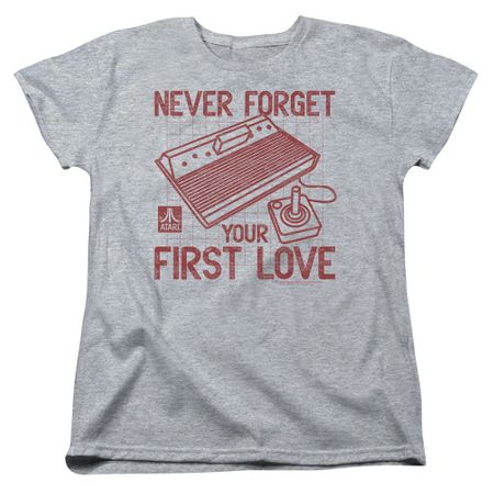 Atari Womens Shirt First Love Athletic Heather T-Shirt