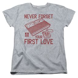 Atari Womens Shirt First Love Athletic Heather T-Shirt