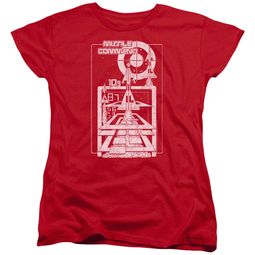 Atari Womens Shirt Lift Off Red T-Shirt Atari Womens Shirt Lift Off Red T-Shirt