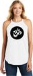 AUM Circle Ladies Tri Blend Rocker Yoga Tank Top
