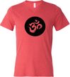 AUM Circle Tri Blend V Neck Yoga Shirt