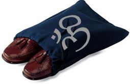 AUM Om Yoga 100% Cotton Shoe Bag with Drawstring