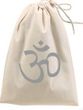AUM Om Yoga 100% Cotton Shoe Bag with Drawstring