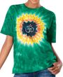 Aum Sunflower Yoga Patch Shirt - Tie Dye Tee