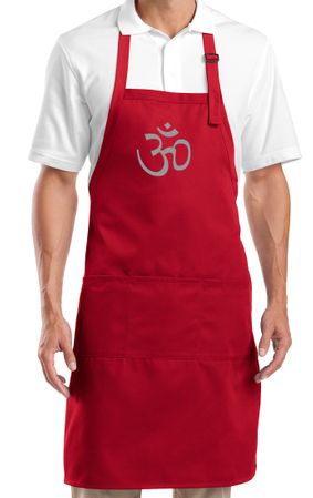 AUM Yoga Meditation Symbol Kitchen Apron