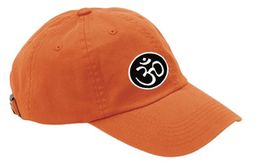 AUM Yoga Meditation Symbol Ladies Garment Washed OM Hat Cap