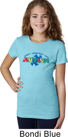 Autism Accept Understand Love Girls Shirt