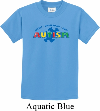 Autism Accept Understand Love Kids Shirt
