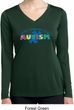 Autism Accept Understand Love Ladies Dry Wicking Long Sleeve Shirt