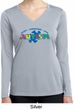 Autism Accept Understand Love Ladies Dry Wicking Long Sleeve Shirt