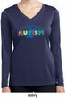 Autism Accept Understand Love Ladies Dry Wicking Long Sleeve Shirt