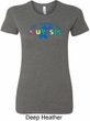 Autism Accept Understand Love Ladies Longer Length Shirt