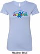 Autism Accept Understand Love Ladies Longer Length Shirt