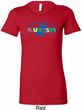 Autism Accept Understand Love Ladies Longer Length Shirt