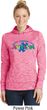 Autism Accept Understand Love Ladies Pink Moisture Wicking Hoodie