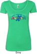 Autism Accept Understand Love Ladies Scoop Neck Shirt