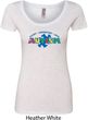 Autism Accept Understand Love Ladies Scoop Neck Shirt