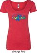 Autism Accept Understand Love Ladies Scoop Neck Shirt