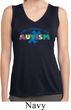 Autism Accept Understand Love Ladies Sleeveless Dry Wicking Shirt