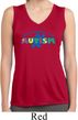 Autism Accept Understand Love Ladies Sleeveless Dry Wicking Shirt