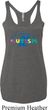 Autism Accept Understand Love Ladies Tri Blend Racerback Tank Top