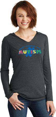 Autism Accept Understand Love Ladies Tri Hoodie