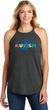 Autism Accept Understand Love Ladies Tri Rocker Tank Top