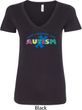 Autism Accept Understand Love Ladies V-Neck Shirt