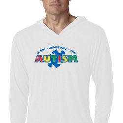 Autism Accept Understand Love Lightweight Hoodie Shirt