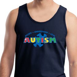 Autism Accept Understand Love Mens Tank Top