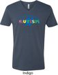 Autism Accept Understand Love Mens V-Neck Shirt