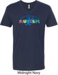 Autism Accept Understand Love Mens V-Neck Shirt