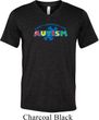 Autism Accept Understand Love Tri Blend V-neck