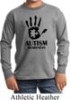 Autism Awareness Hand Kids Long Sleeve