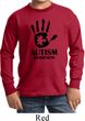 Autism Awareness Hand Kids Long Sleeve