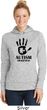 Autism Awareness Hand Ladies Dry Wicking Hoodie