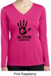 Autism Awareness Hand Ladies Dry Wicking Long Sleeve