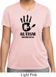Autism Awareness Hand Ladies Dry Wicking T-shirt