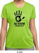 Autism Awareness Hand Ladies Dry Wicking T-shirt