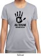 Autism Awareness Hand Ladies Dry Wicking T-shirt