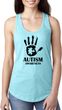 Autism Awareness Hand Ladies Ideal Tank Top