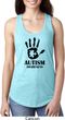Autism Awareness Hand Ladies Ideal Tank Top