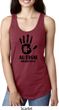 Autism Awareness Hand Ladies Ideal Tank Top