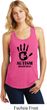 Autism Awareness Hand Ladies Racerback Tank Top