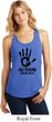 Autism Awareness Hand Ladies Racerback Tank Top