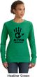 Autism Awareness Hand Ladies Sweatshirt