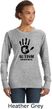 Autism Awareness Hand Ladies Sweatshirt