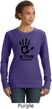 Autism Awareness Hand Ladies Sweatshirt