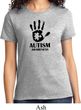 Autism Awareness Hand Ladies T-shirt